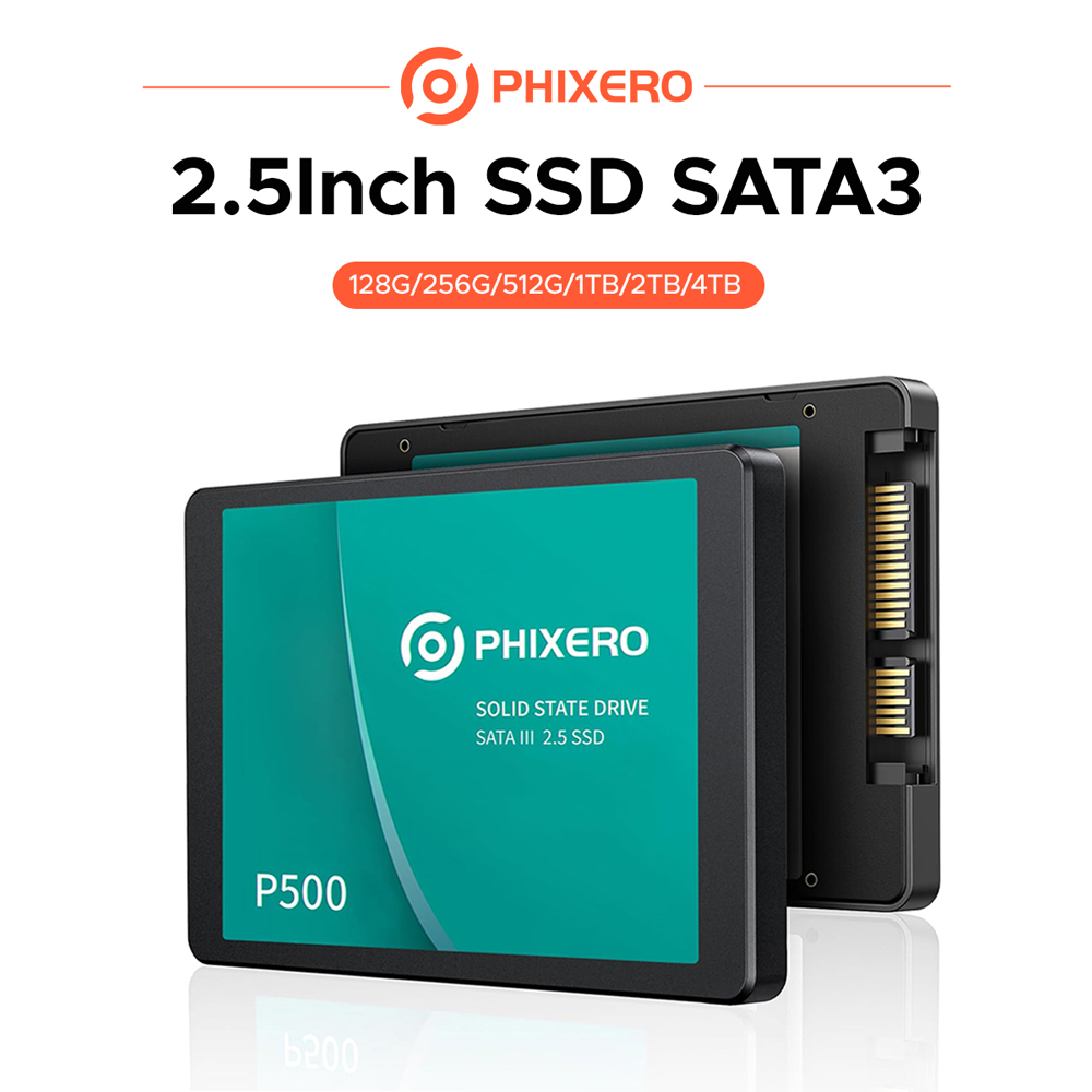 Ssd 500Gb - PHIXERO SSD SATAIII 128G/256G/512G/1TB/2TB/4TB AHCI met