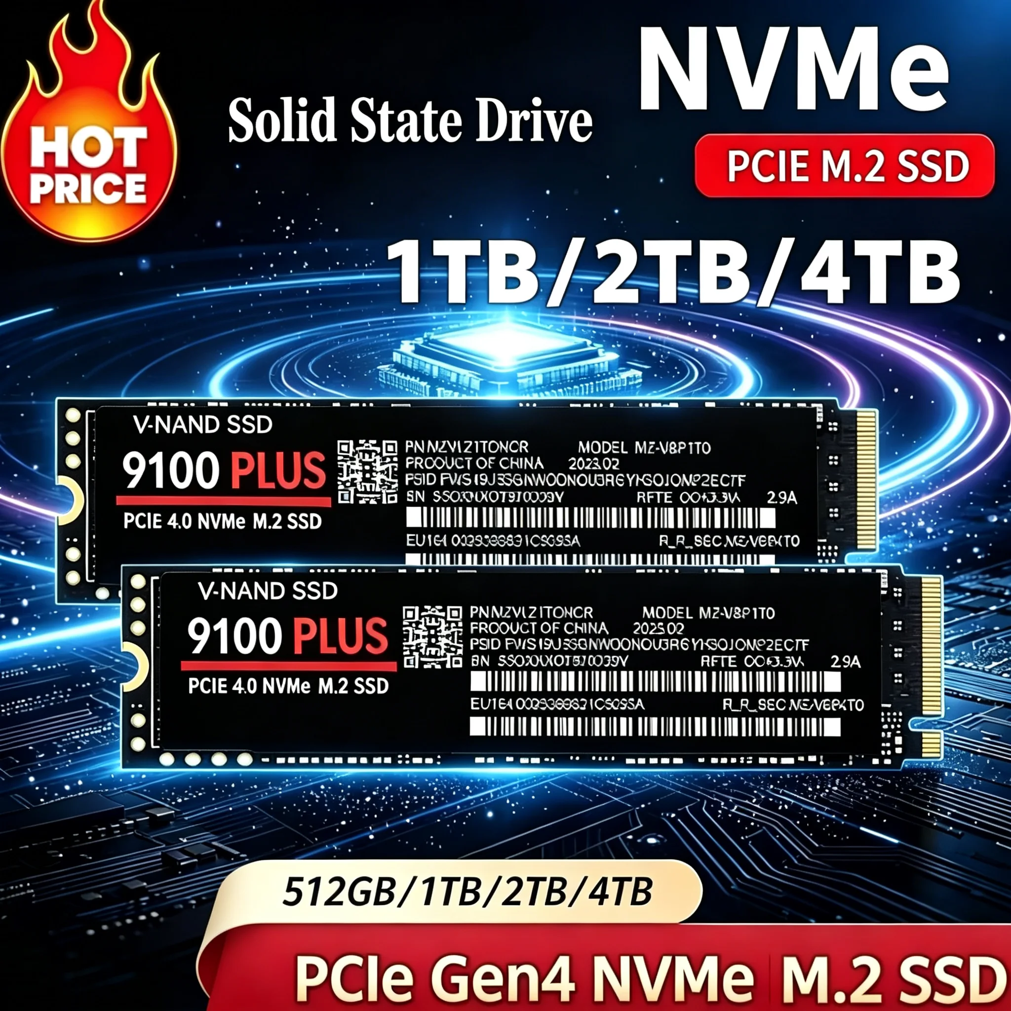 Ssd 500Gb - M.2 NVMe SSD 9100 PLUS PCIe