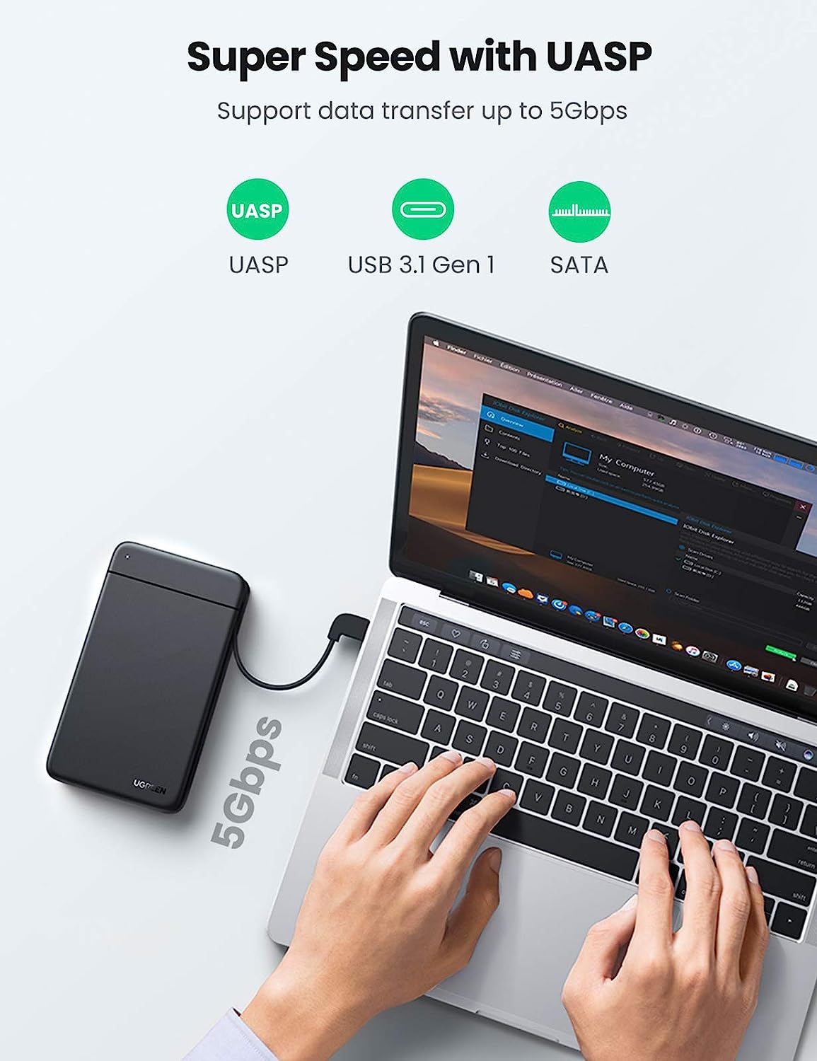 UGREEN USB C harde schijfbehui - External Ssd recensie en prijs