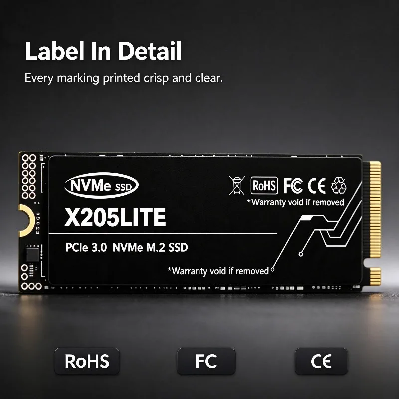SSD M.2 NVMe X205LITE PCIe3.0  - Ssd 500Gb recensie en prijs