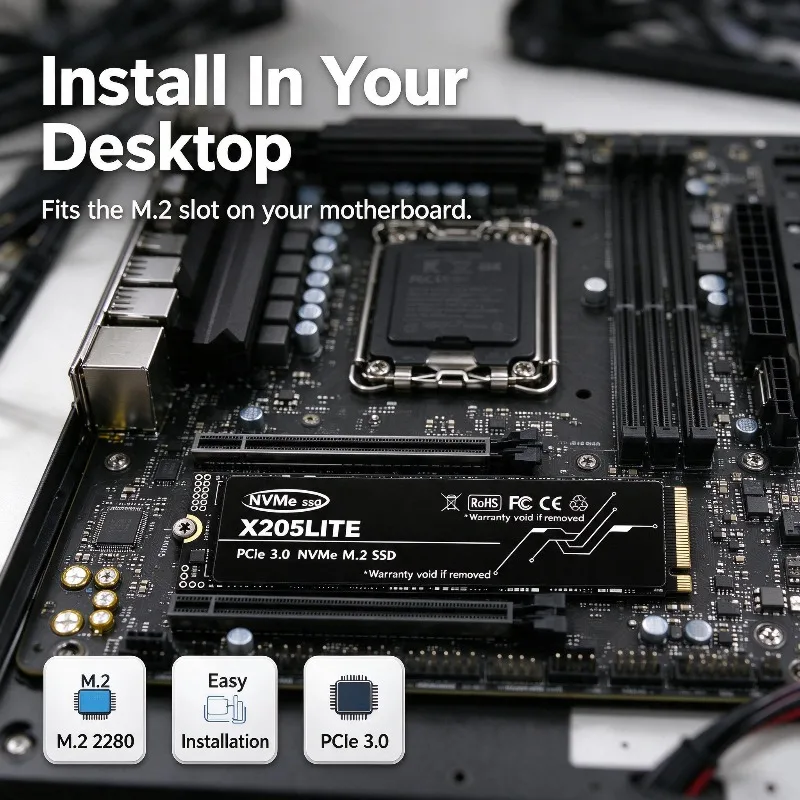 SSD M.2 NVMe X205LITE PCIe3.0  - Ssd 500Gb recensie en prijs