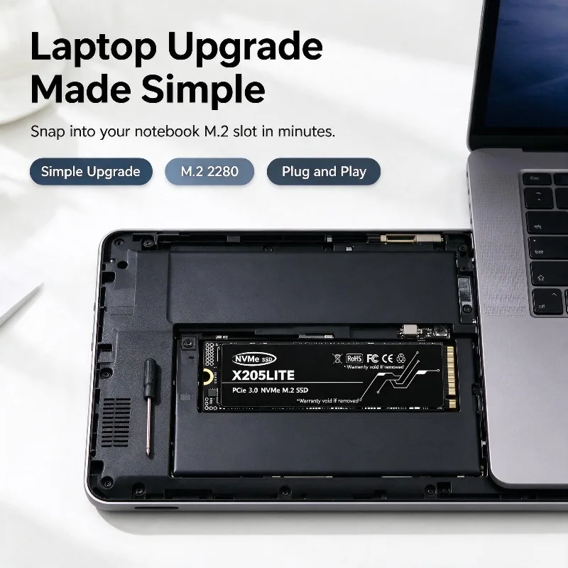 SSD M.2 NVMe X205LITE PCIe3.0  - Ssd 500Gb recensie en prijs