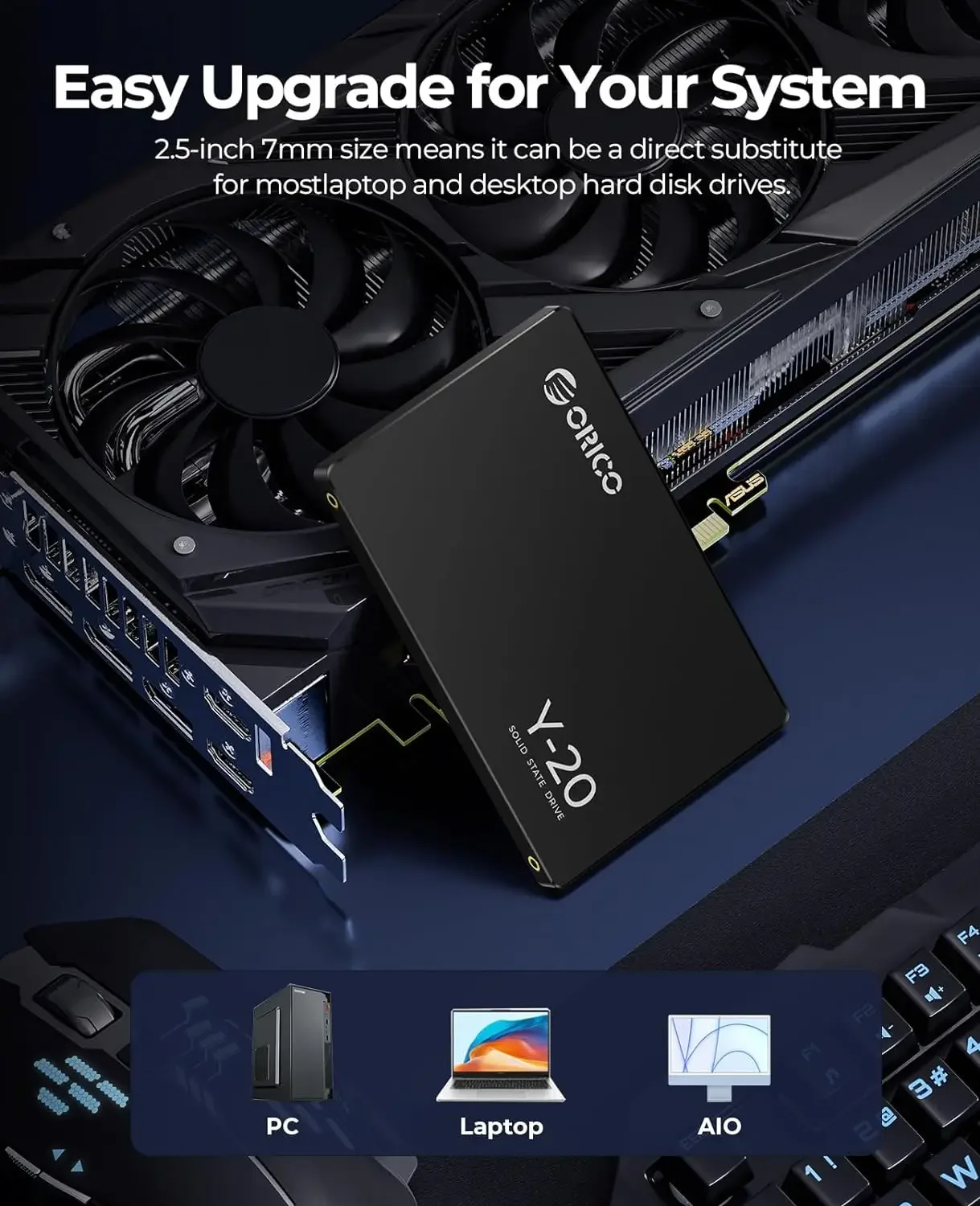ORICO SATA III SSD 2,5” intern - Ssd 500Gb recensie en prijs