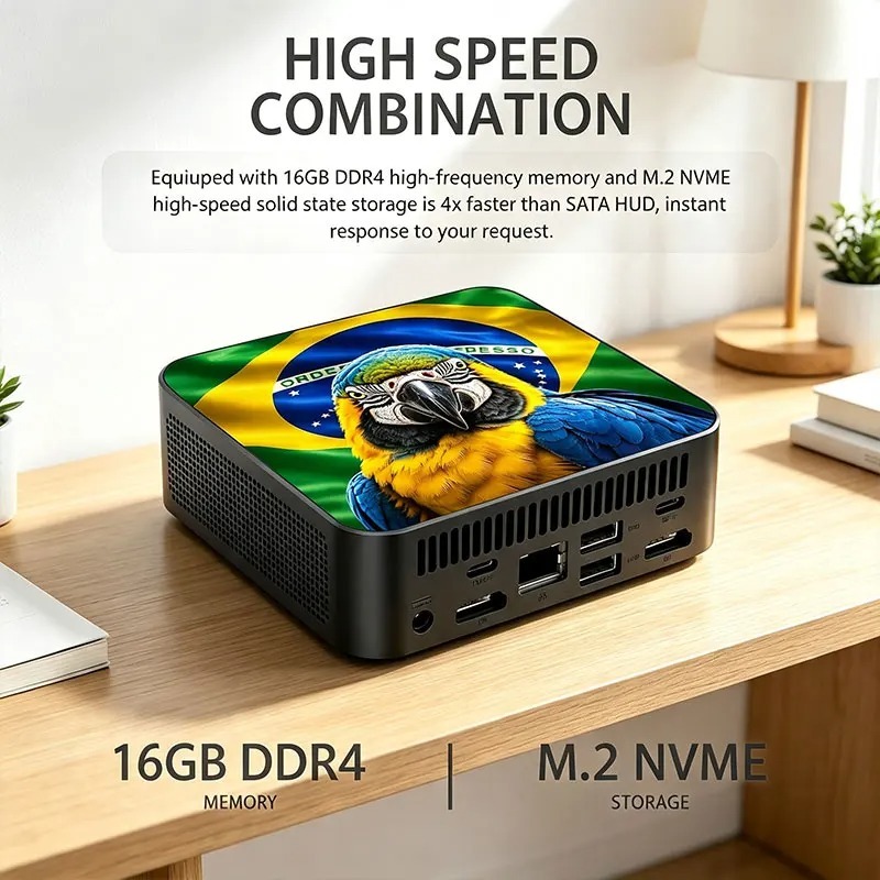 Nieuwe hoogpresterende mini-pc - Ssd 2Tb recensie en prijs